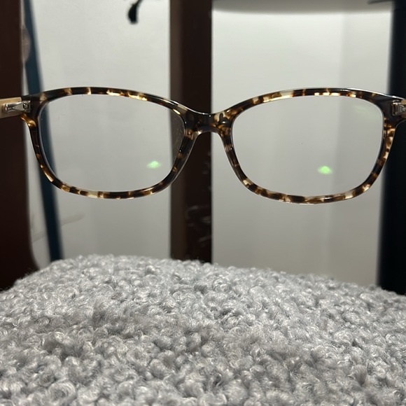 Chelsea Morgan Women’s Eyeglass Frames for Eyeglasses Preowned Studded Tortoise - Picture 9 of 10